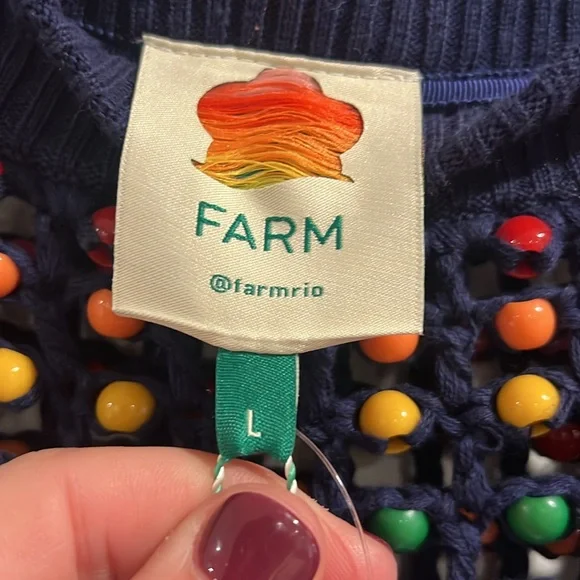 Farm rio beaded sweater - Picture 4 of 5